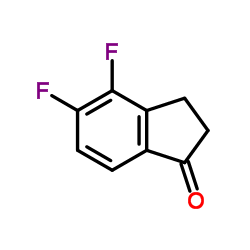 4,5-二氟-1-茚酮结构式