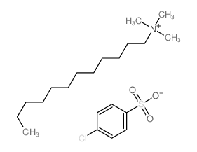 1-Dodecanaminium, N,N,N-trimethyl-, salt with 4-chlorobenzenesulfonic acid (1:1) (9CI) Structure