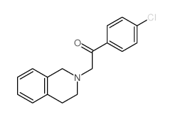 1-(4-chlorophenyl)-2-(3,4-dihydro-1H-isoquinolin-2-yl)ethanone Structure