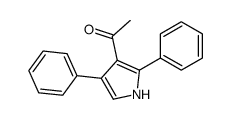 1-(2,4-diphenyl-1H-pyrrol-3-yl)ethanone结构式