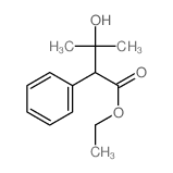 ethyl 3-hydroxy-3-methyl-2-phenyl-butanoate Structure