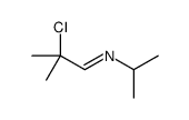 N-(2-氯-2-甲基亚丙基)异丙胺结构式