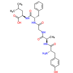 DADLE,δ阿片肽激动剂结构式