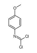 1,1-dichloro-N-(4-methoxyphenyl)methanimine结构式