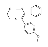 5-(4-methoxyphenyl)-6-phenyl-2,3-dihydroimidazo[2,1-b][1,3]thiazole Structure