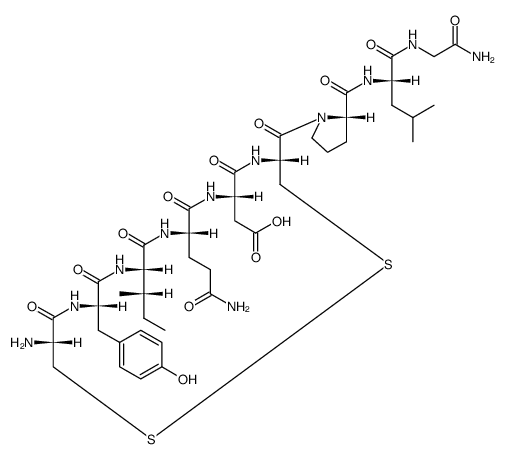[Asp5]-Oxytocin结构式