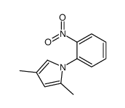 2,4-dimethyl-1-(2-nitrophenyl)pyrrole Structure