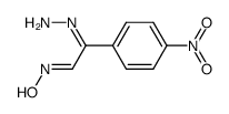 p-nitro-ο-isonitrosoacetophenone hydrazone结构式