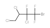 1-bromo-2,3,4-trichloro-1,1,2-trifluorobutane Structure