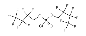 bis(1,1-dihydroperfluorobutyl) chlorophosphate结构式