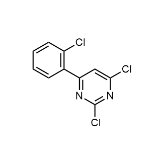 2,4-Dichloro-6-(2-chlorophenyl)pyrimidine Structure