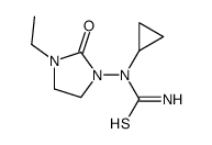 (9ci)-n-环丙基-n-(3-乙基-2-氧代-1-咪唑啉)-硫脲结构式