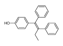 (cis/trans)-1-(4-hydroxyphenyl)-1,2-diphenyl-1-butene Structure