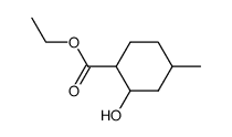 2-hydroxy-4-methyl-cyclohexanecarboxylic acid ethyl ester Structure