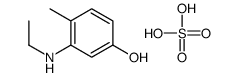 3-(ethylamino)-4-methylphenol,sulfuric acid Structure