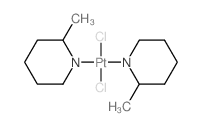 dichloroplatinum; 2-methyl-6H-pyridine; 2-methyl-3,4,5,6-tetrahydro-2H-pyridine结构式