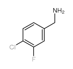 4-氯-3-氟苄胺结构式