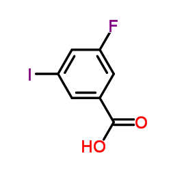 5-氟-3-碘苯甲酸结构式