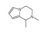 (9CI)-1,2,3,4-四氢-1,2-二甲基-吡咯并[1,2-a]吡嗪结构式