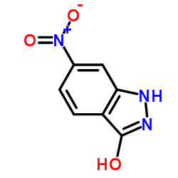6-硝基-3-羟基吲唑结构式