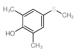 2,6-dimethyl-4-methylsulfanyl-phenol Structure