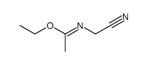 N-cyanomethyl-acetimidic acid ethyl ester结构式