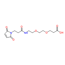 Mal-amido-PEG2-C2-acid structure