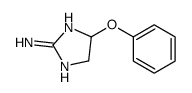 (9ci)-4,5-二氢-4-苯氧基-1H-咪唑-2-胺结构式