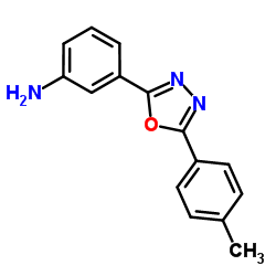 3-[5-(4-Methylphenyl)-1,3,4-oxadiazol-2-yl]aniline Structure