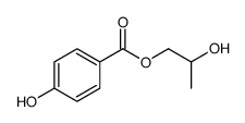 4-Hydroxybenzoic acid 2-hydroxypropyl ester Structure