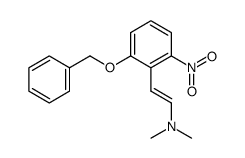 2-benzyloxy-6-nitro-trans-β-dimethylaminostyrene结构式