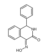 (E)-4-(hydroxyimino)-1-phenyl-1,4-dihydro-3(2H)-isoquinolinone Structure