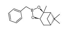 (+)-pinanediol phenylmethyl-1-boronate结构式