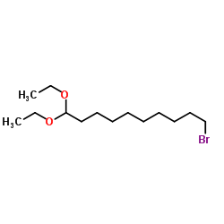 10-Bromo-1,1-diethoxydecane Structure