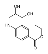 ethyl 4-(2,3-dihydroxypropylamino)benzoate Structure