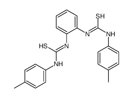 1-(4-methylphenyl)-3-[2-[(4-methylphenyl)carbamothioylamino]phenyl]thiourea Structure