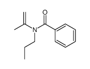 N-propyl N-(isopropenyl) benzamide Structure