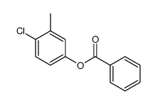 4-Chloro-m-cresyl benzoate结构式