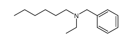 ethyl-benzyl-hexyl-amine结构式