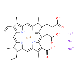 Chlorophyllin Mixture Structure