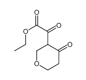 ethyl 2-oxo-2-(4-oxotetrahydro-2H-pyran-3-yl)acetate Structure