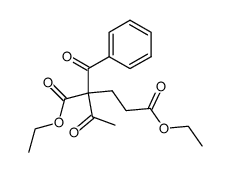 2-acetyl-2-benzoyl-glutaric acid diethyl ester结构式