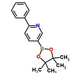 2-(1-methyl-1H-pyrazol-3-yl)-5-(4,4,5,5-tetramethyl-1,3,2-dioxaborolan-2-yl)pyridine Structure