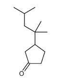 3-(2,4-dimethylpentan-2-yl)cyclopentan-1-one Structure