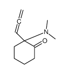 2-(dimethylamino)-2-propa-1,2-dienylcyclohexan-1-one结构式