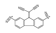 9-(dicyanomethylidene)fluorene-2,7-didiazonium Structure