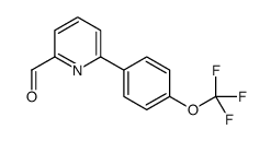 6-(4-(三氟甲氧基)苯基)吡啶甲醛结构式