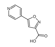 5-(4-Pyridyl)isoxazole-3-carboxylic Acid Structure