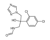 N-[2-(2,4-Dichlorophenyl)-2-hydroxy-3-(1H-1,2,4-triazol-1-yl)prop-1-yl]formamide Structure