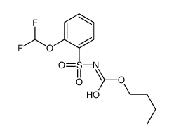 butyl N-[2-(difluoromethoxy)phenyl]sulfonylcarbamate结构式